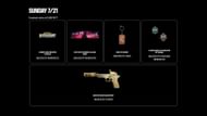 Sunday , July 21 rewards (Image via CDL)